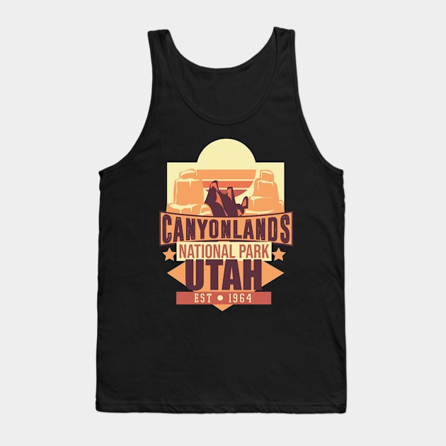 Canyonlands National Park Utah Est 1964 Tank Top by ScottsRed